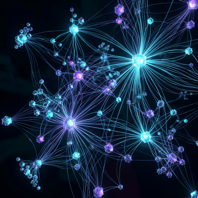 Visual representation of an optimized SEO content network and site architecture.